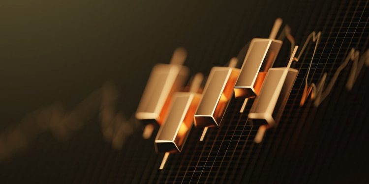 gold prices rise and fall