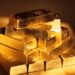 Stacked gold bars